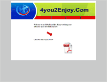 Tablet Screenshot of 4you2enjoy.com